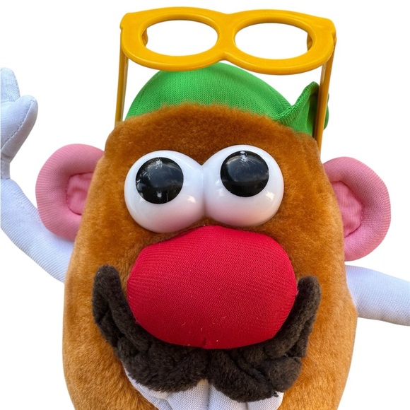VTG 1998 Nanco Hasbro Mr. Potato Head Plush Toy With Glasses - Picture 3 of 6